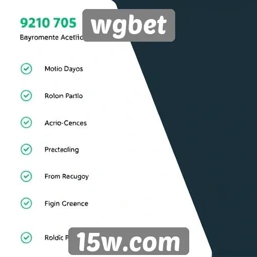 Métodos de pagamento aceitos no wgbet